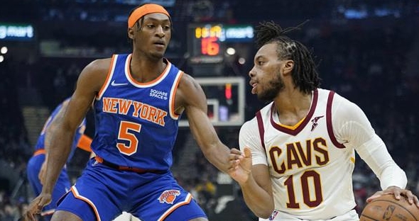 特级对决！火花四溅的克利夫兰骑士对阵纽约尼克斯